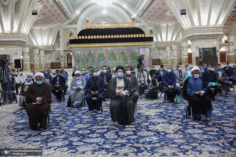 دیدار سرپرست و کارکنان موسسه تنظیم و نشر آثار امام خمینی(س) با سید حسن خمینی