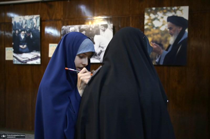 بازدید دانش آموزان از بیت امام خمینی (س) در جماران