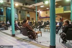 دیدار دبیر کل و اعضای حزب مردم سالاری با سید حسن خمینی