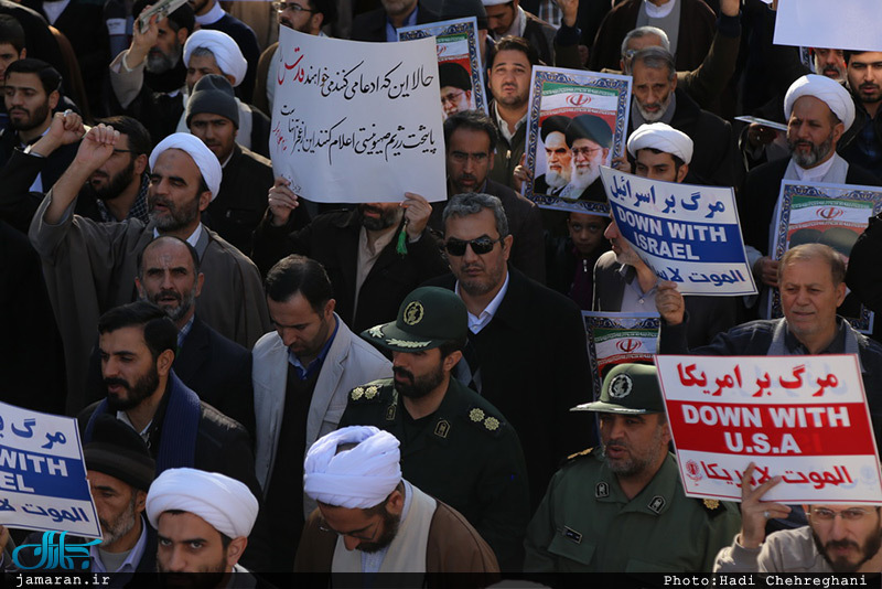 راهپیمایی ضد صهیونیستی پس از نماز جمعه‌ قم