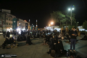 مراسم احیای شب بیست و یکم ماه رمضان در جوار حرم کریمه اهل بیت(س)