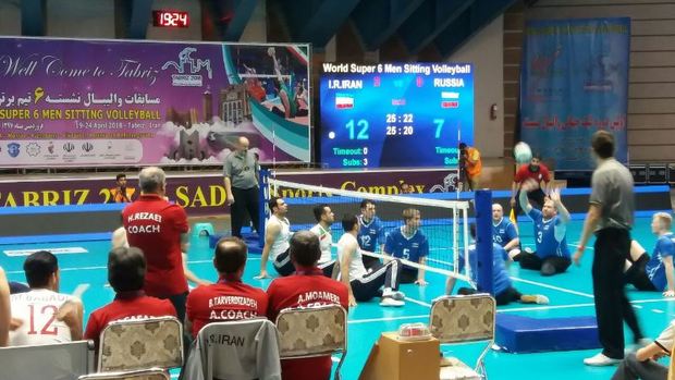 تیم والیبال نشسته ایران روسیه را شکست داد