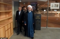 اهدای کتاب‌های روحانی به کتابخانه ملی ایران (3)