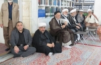 مراسم عزاداری عاشورای حسینی سال ۱۴۰۵ در دفتر آیت الله العظمی صانعی (ره) در قم (11)
