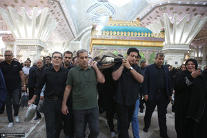 نماز و تشییع حاج علی اکبرشفیعی در حرم مطهر امام خمینی (س)