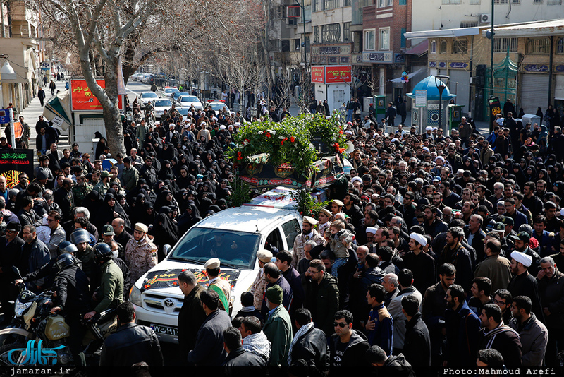  تشییع پیکر شهدای گمنام در تهران