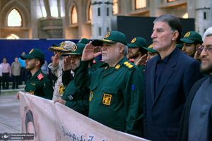 تجدید میثاق کارکنان، اساتید و دانشجویان دانشکده شهید مطهری سازمان بسیج