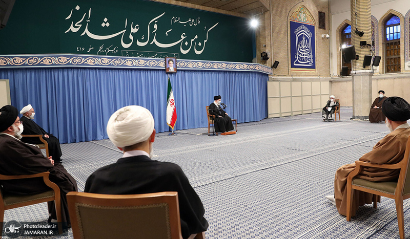 دیدار رئیس و اعضای مجلس خبرگان رهبری با رهبر معظم انقلاب