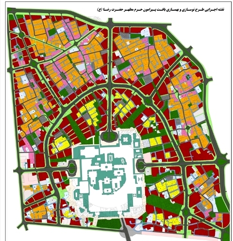 73 هزار میلیارد ریال صرف نوسازی بافت فرسوده اطراف حرم رضوی شد
