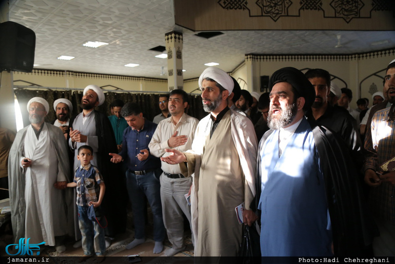 مراسم دعای عرفه در محضر استاد امجد 