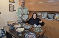 حضور علی ربیعی در اختتامیه چهارمین نمایشگاه هنری «ریشه‌های مانا» (5)