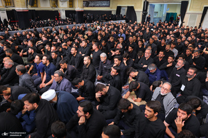 آخرین شب مراسم عزاداری محرم در حسینیه امام خمینی