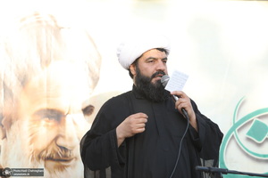 مراسم بزرگداشت رحلت امام خمینی (ره) و قیام 15 خرداد درجوار بیت تاریخی امام در قم