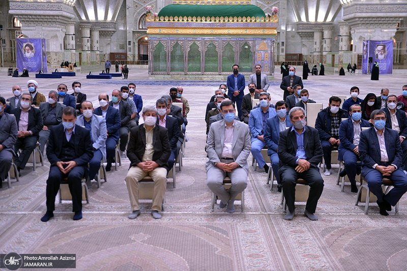 تجدید میثاق رئیس و کارکنان بنیاد شهید با آرمان‌های حضرت امام خمینی (س)