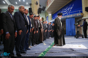 دیدار جمعی از استادان، نخبگان و پژوهشگران دانشگاه‌ها با رهبر معظم انقلاب
