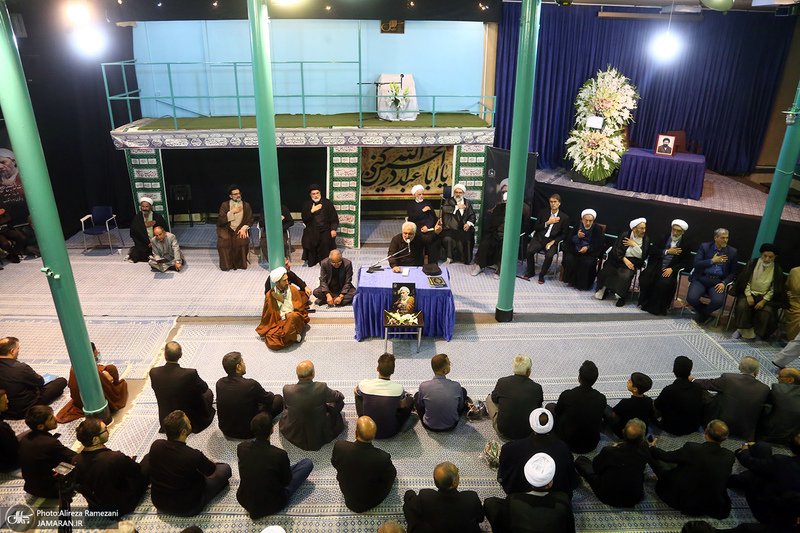 مراسم بزرگداشت آیت الله حسن صانعی (ره) در حسینیه جماران -2