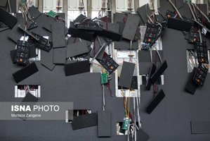 تصاویری از ساختمان شیشه‌ای سازمان صدا و سیما پس از تجاوز وحشیانه رژیم صهیونیستی