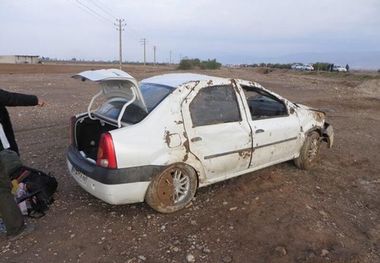 واژگونی سواری یک کشته و پنج مجروح بر جا گذاشت