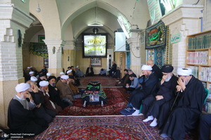 مراسم تشییع آیت الله موسوی تبریزی (ره)