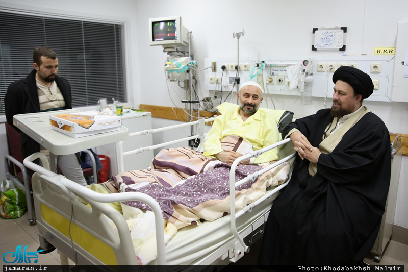 عیادت سید حسن خمینی از حجت الاسلام و المسلمین نقویان