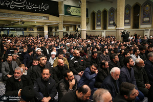 مراسم بزرگداشت شهید حاج قاسم سلیمانی و همرزمانش در حسینیه امام خمینی (ره)