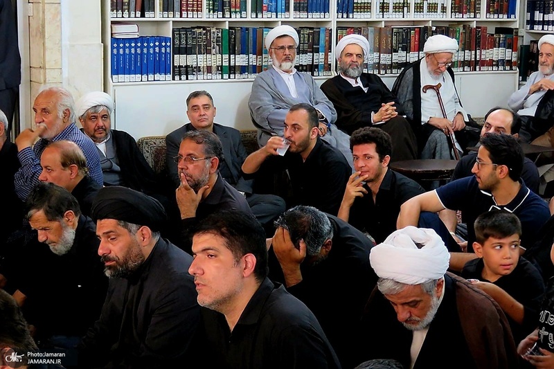 مراسم عزاداری ۲۸ صفر در دفتر آیت الله العظمی صانعی (ره)