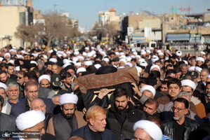 مراسم تشییع و خاکسپاری آیت الله سید هاشم رسولی محلاتی(ره) در قم