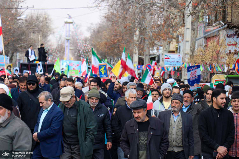 راهپیمایی باشکوه 22 بهمن در خمین