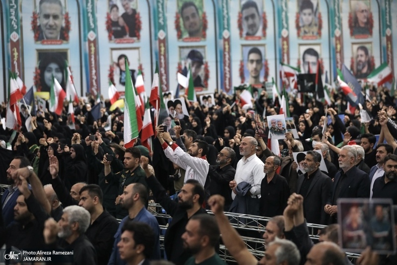 مراسم چهلمين روز شهادت شهداى اقتدار ايران