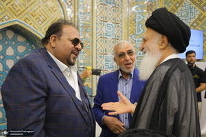 مراسم افتتاح حسینیه آیت الله العظمی بروجردی (ره) در شهر سامرا