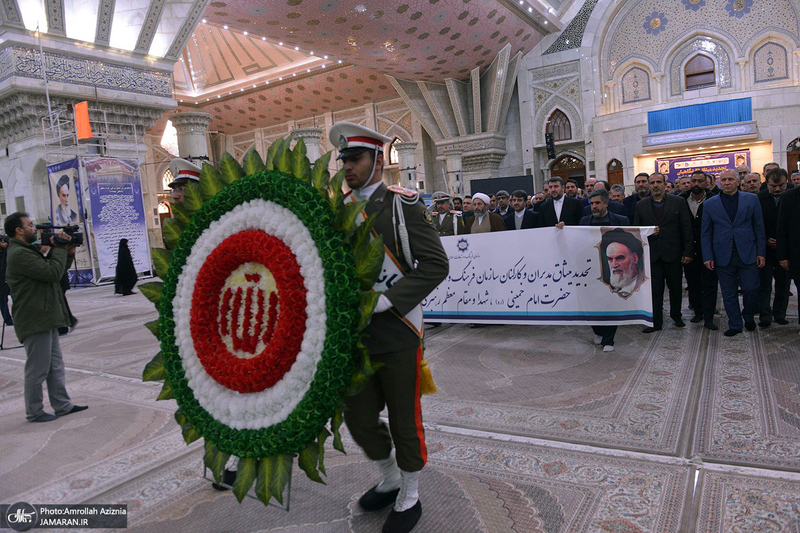 تجدید میثاق رئیس، مدیران و کارکنان سازمان فرهنگ و ارتباطات اسلامی با آرمان های حضرت امام (س)