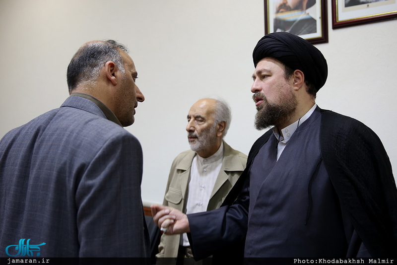 دیدار اعضای شورای مرکزی حزب موتلفه اسلامی با سید حسن خمینی 