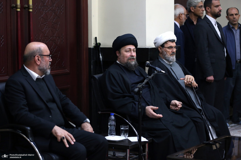 دیدار با رئیس و جمعی از کارکنان بنیاد مستضعفان با سیدحسن خمینی