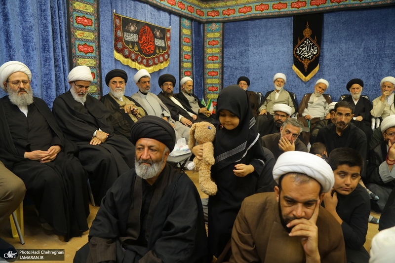 مراسم عزاداری شهادت حضرت فاطمه زهرا (س) در بیت آیت الله فقیهی