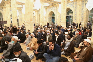 مراسم بزرگداشت آیت الله ری شهری (ره) در مسجد اعظم قم‎