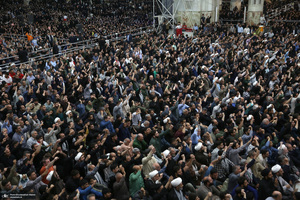 حضور شخصیت‌های سیاسی و مسئولان کشوری و لشکری در مراسم سالگرد ارتحال حضرت امام خمینی (س) -3