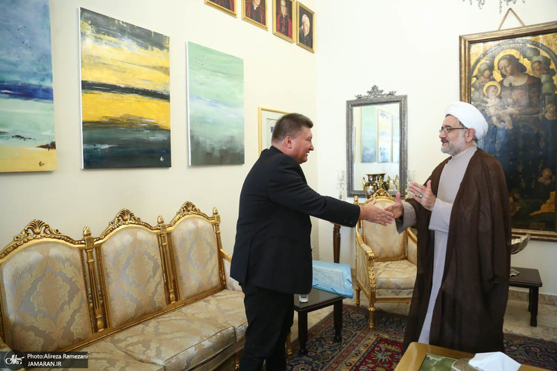 دیدار حجت الاسلام و المسلمین دکتر محمد مقدم با سفیر واتیکان