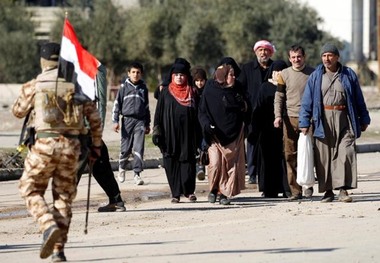بازگشت آوارگان شرق موصل به خانه هایشان+ تصاویر

