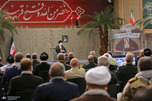 دیدار جمعی از پیشکسوتان و فرماندهان دفاع مقدس با رهبر معظم انقلاب