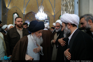 مراسم بزرگداشت آیت الله نصرالله شاه آبادی(ره) در مسجد اعظم قم