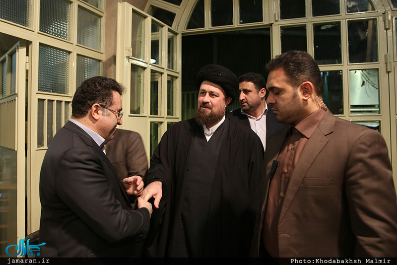 دیدار جمعی از اعضای کانون دانش آموختگان دانشگاهای تبریز‎ با سید حسن خمینی