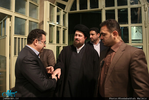 دیدار جمعی از اعضای کانون دانش آموختگان دانشگاهای تبریز‎ با سید حسن خمینی