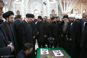 مراسم تشییع و خاکسپاری آیت الله موسوی بجنوردی (ره) -4