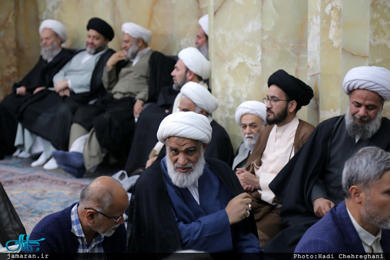مراسم چهلم آیت الله حاج نصرالله شاه آبادی(ره) در مسجد اعظم قم