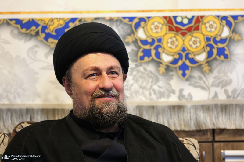 حضور سید حسن خمینی در منزل حجت الاسلام و المسلمین شهید خطیب