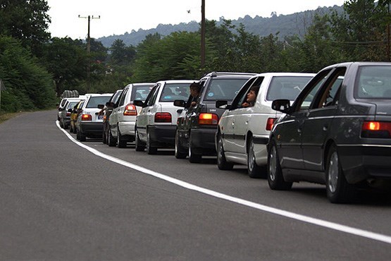 ترافیک در جاده های مازندران سنگین و پرحجم است