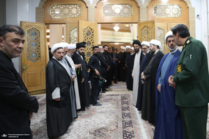 مراسم چهلم شهیدان لاریجانی در حرم مطهر حضرت معصومه (س) -2
