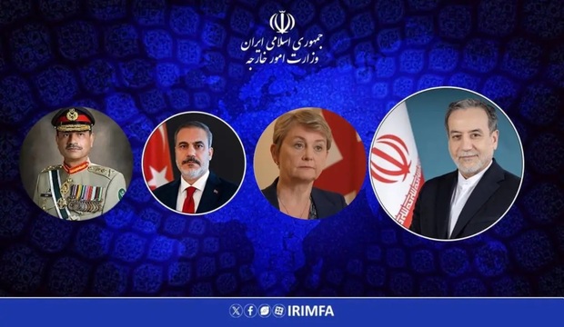 تماس‌های تلفنی عراقچی با وزرای خارجه انگلیس و ترکیه و فرمانده ارتش پاکستان