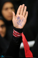 دیدار دانش‌آموزان و دانشجویان با رهبر معظم انقلاب 