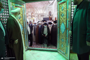 تجدید میثاق هیأت رئیسه و اعضای مجلس خبرگان رهبری با آرمان های امام خمینی(س)